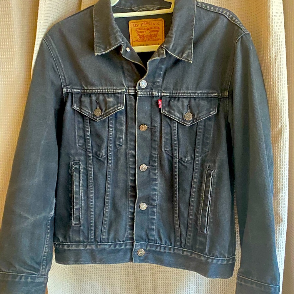 Vintage Levi Strauss Black Jean Jacket